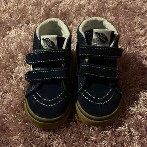 Toddler size 7 Navy vans